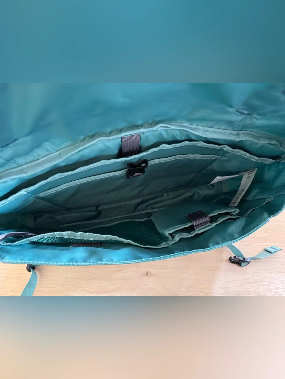 Patagonia Black Hole Mini Messenger Bag teal green